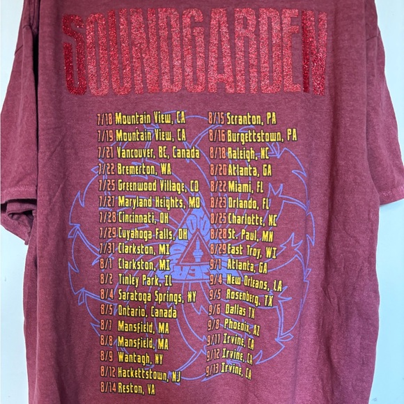 Soundgarden World Tour 1992 T Shirt - Picture 4 of 5
